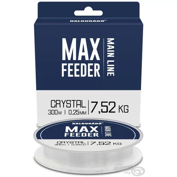 Haldorádó Max Feeder Crystal 0,25mm 300m Filo Principale Monofilo