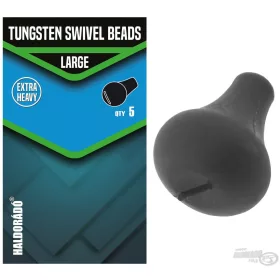   Haldorádó Tungsten Swivel Beads Large Volfrám Végszerelék Megütköztető Gumi Adapter 5db