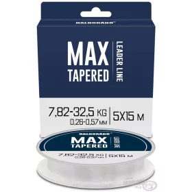   Haldorádó Max Tapered Leader 0,26-0,57mm 5x15m Monofil Dobóelőke