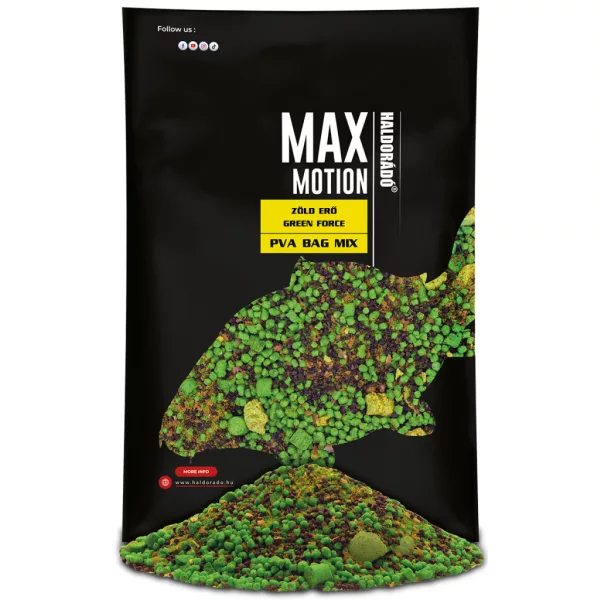 Haldorádó Max Motion PVA Bag Mix Green Force Etetőanyag 600gr
