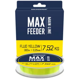   Haldorádó Max Feeder Fluo Yellow 0,25mm 300m Monofil Főzsinór