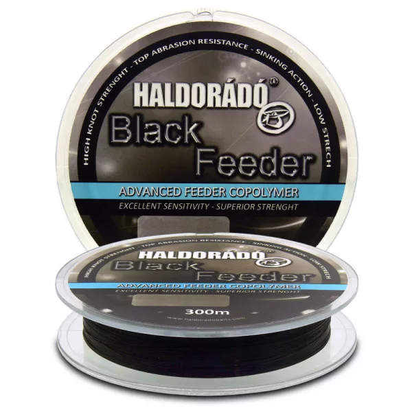 Haldorádó Black Feeder 0,20mm 300m Filo principale in monofilo - nero