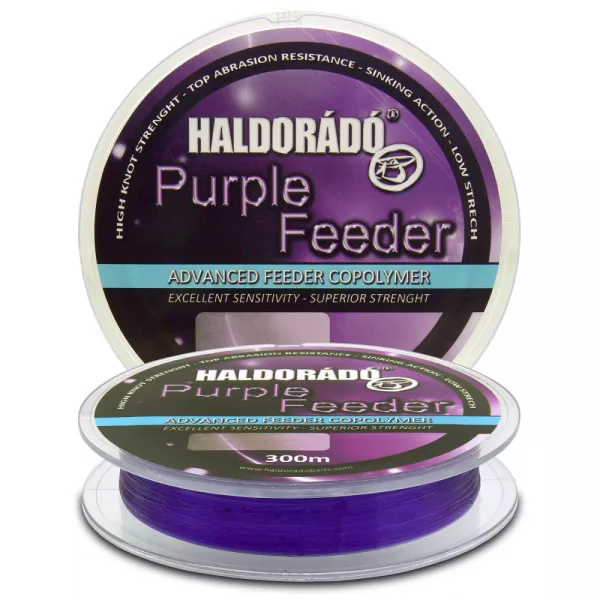 Haldorádó Purple Feeder 0,18mm 300m Filo principale monofilo - Viola