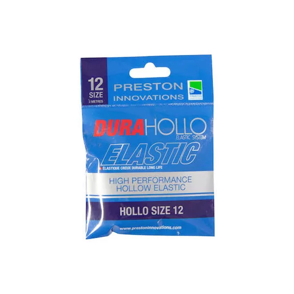 Preston Dura Hollo Elastic Size 12 Gomma Cava