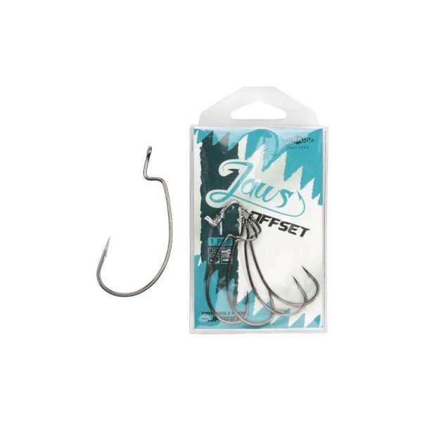 Mikado Jaws Offset 2/0 Amo Offset con ardiglione ad occhiello 10 pz