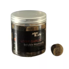  HNV Baits Liver Garlic Soluble Big Balls Hookbaits Boilies Solubili 30mm 165gr