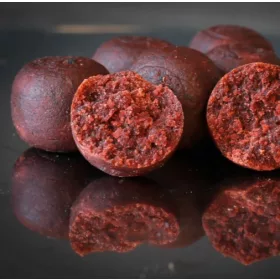   HNV Baits Red Spicy Squid Soluble Big Balls Hookbaits Boilies Solubili 30mm 165gr