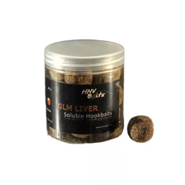 HNV Baits GLM Liver Soluble Hookbaits 24mm Esca Solubile da Amo 165gr