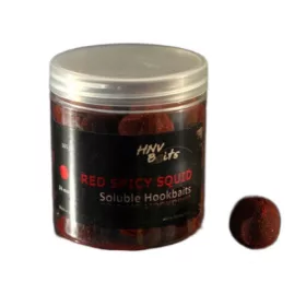   HNV Baits Red Spicy Squid Soluble Hookbaits 24mm Esca Solubile da Amo 165gr