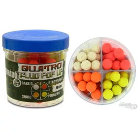   Haldorádó Quatro Fluo Pop Up Boilies 11 mm / 4 gusti in una scatola