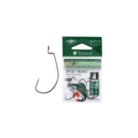   Mikado Sensual Offset Worm 4 Amo Offset Barbo con Occhiello 5 pz