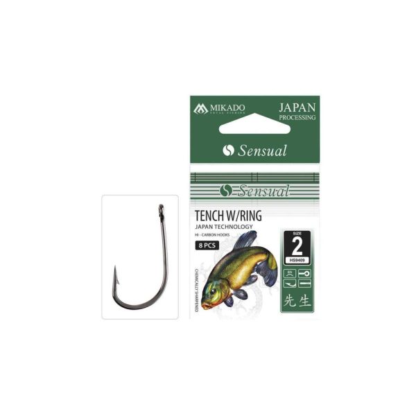 Mikado Sensual Tench W/Ring 10 Amo con occhiello e ardiglione per Tinca 10 pezzi