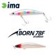 Ima iBorn 78F Shallow 7,8cm 8,5gr 002 Red Head Pearl OB Wobbler