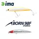 Ima iBorn 98F Shallow 9,8cm 13gr 001 Red Head Wobbler