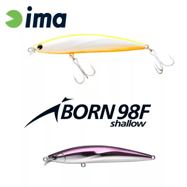 Ima iBorn 98F Shallow 9,8cm 13gr 007 Seguro Wobbler