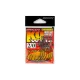 Decoy Worm25 Kg Hook Wide 5/0 Ns Nero Amo Offset con Ardiglione e Occhiello 4 pz
