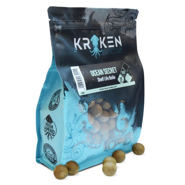 The Kraken Baits Ocean Secret Shelf Life Hal-Kagyló 16mm Bojli 900gr