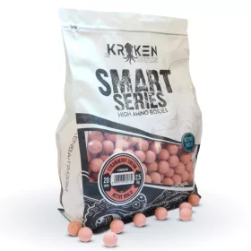   The Kraken Baits Smart Series Strawberry Cream Active 24mm Bojli 2,5kg