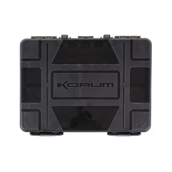 Korum Slim Blox Scatola Attrezzatura con 5 Aghi da Innesco e Forbici