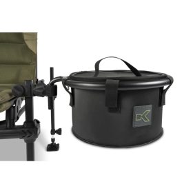   Korum Any Chair EVA Bowl & Riddle Ciotola e setaccio per pastura con supporto