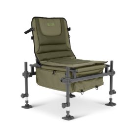 Korum Progress Ruckchair S23 Deluxe Sedia da pesca con borsa