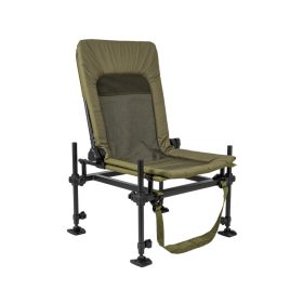   Korum Supa Lite Stretch Feeder Chair S23 Sedia da Feeder 110-138x57x66cm