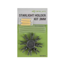   Korum Starlight Holder Kit 3mm Adattatore per Cartuccia Luminosa Aggiuntiva