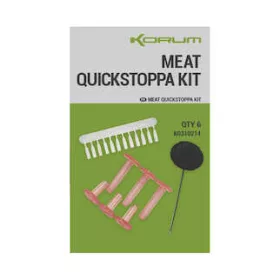 Korum Meat QuickStoppa Kit Set Stopper per esca di carne
