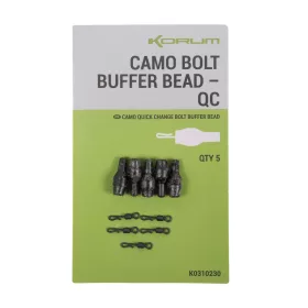 Korum Camo Bolt Buffer Bead QC Girella 10 pezzi