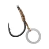 Korum Banded Hook Hairs 12 Amo Barbed per Boilies con Occhiello e Anello per Pellet 5pz