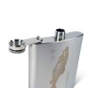 Korum Classic Hip Flask Barbel Fiaschetta in Acciaio Inossidabile 2dl