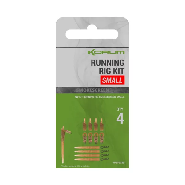 Korum Smokescreen Running Rig Kit Small Kit per Terminale 4pz