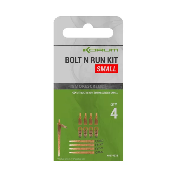 Korum Smokescreen Bolt N Run Kit Small Kit per Terminale 4pz