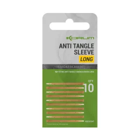 Anti Tangle Sleeves Lunghe Korum Smokescreen 10pz