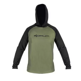   Korum - Dri-active Hooded Longsleeve T-shirt - Maglietta a maniche lunghe - XXL