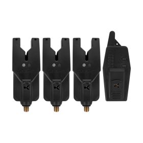   Korum KRI Set di Avvisatori Elettrici 3+1 Pezzi con 3 Swinger