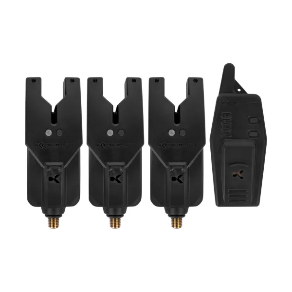 Korum KRI Set di Avvisatori Elettrici 3+1 Pezzi con 3 Swinger
