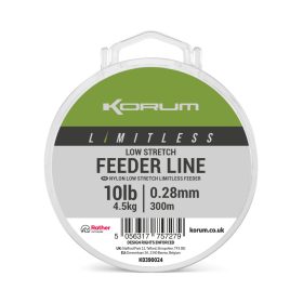 Korum Limitless Feeder Line Filo Madre Monofilo 0,28mm 300m