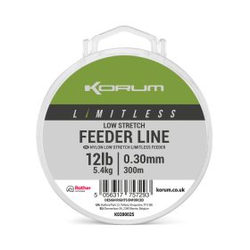 Korum Limitless Feeder Line Filo Madre Monofilo 0,30mm 300m