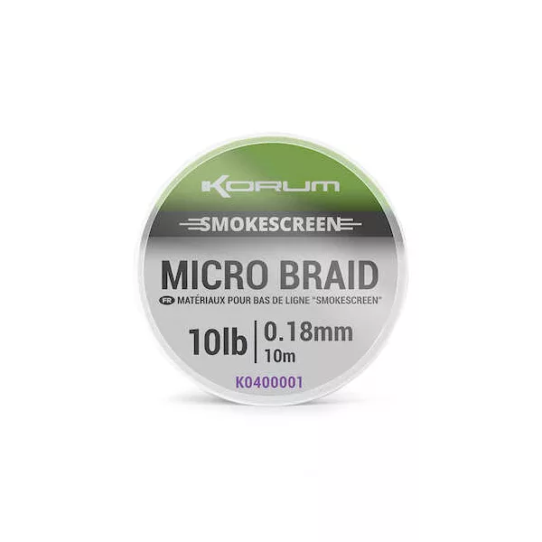 Korum Smokescreen Micro Braid 10lb Filo da terminale