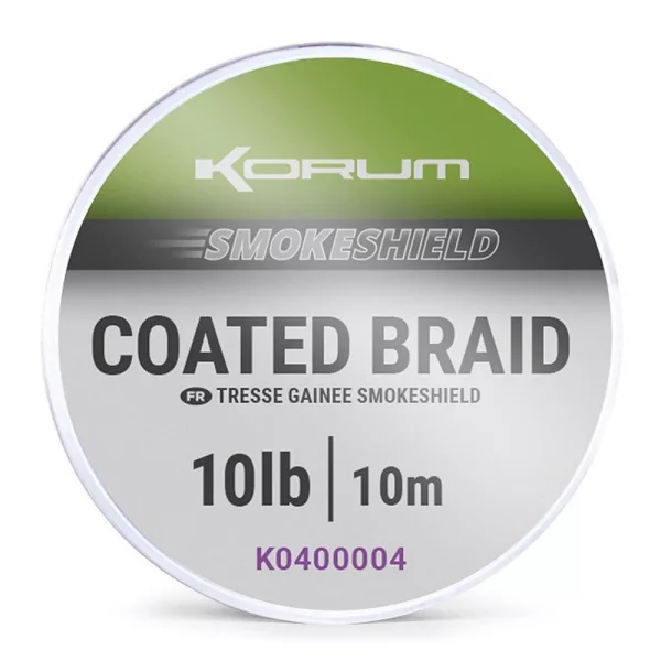 Korum Smokeshield Coated Braid 10lb Trecciato Terminale 10m