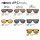 Korda Sunglasses Wraps Matt Black Frame/Brown Lens MK2 Occhiali da Sole con Lenti Marroni