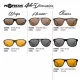 Korda Sunglasses Wraps Matt Black Frame/Brown Lens MK2 Occhiali da Sole con Lenti Marroni