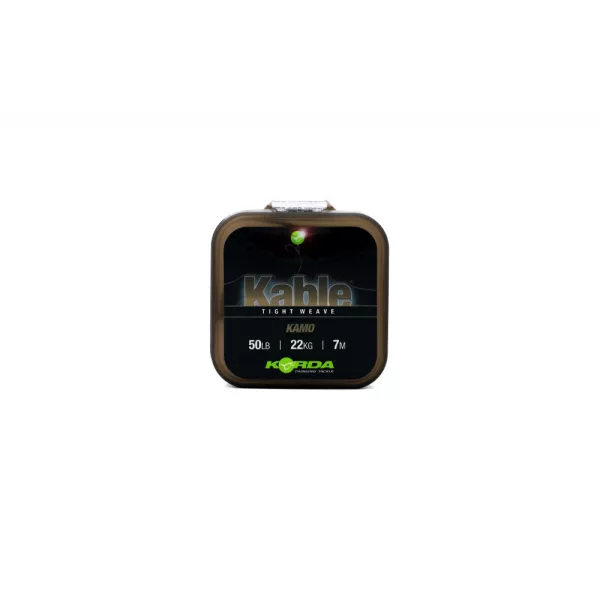 Korda Kable Tight Weave Kamo 7m 22kg Treccia per terminali