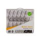 Korda Kamakura Wide Gape Barbless 6 Ami da pesca con occhiello, senza ardiglione, 10 pezzi