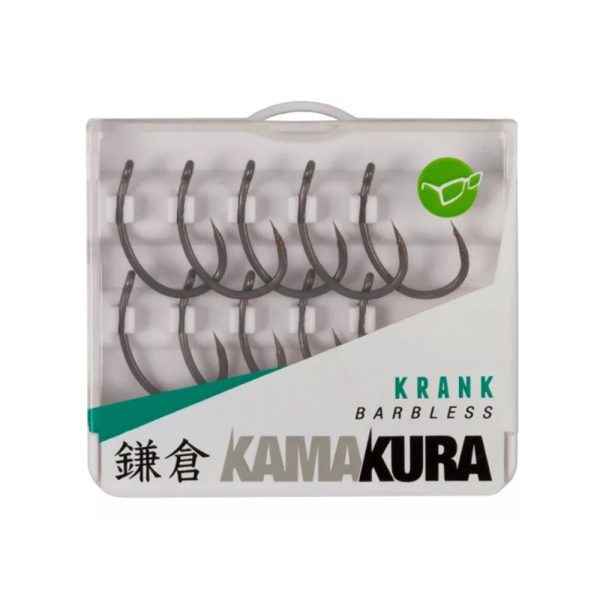 Korda Kamakura Krank 8 Ami da pesca con occhiello, senza ardiglione, 10 pezzi
