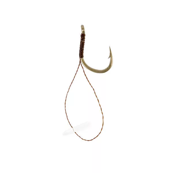 Korum Hook Hairs With Quickstops Barbed Size 12 Amo pre-legato in monofilo