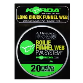 Korda Boilie Funnel Web Hexmesh 20 m Refill - ricarica PVA