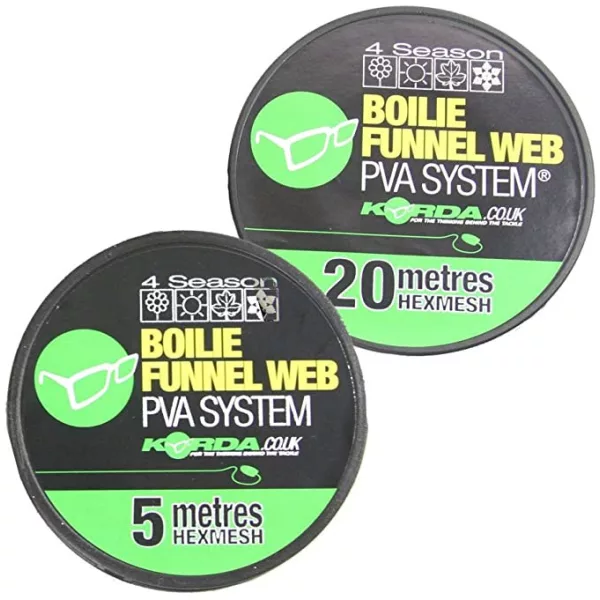 Korda Boilie Funnel Web Hexmesh 5 m Refill - ricarica PVA