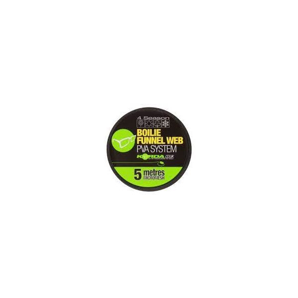 Korda Boilie Funnel Web Micromesh 5 m Refill - ricarica PVA